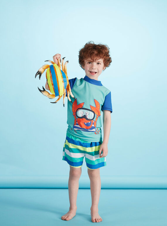 Camiseta de color turquesa con protección anti-UV JYOMERUVTICRA / 20SI02K2TUV209