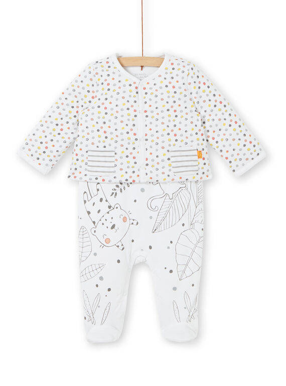 Conjunto de jersey forrado blandito para recién nacido LOU1ENS6 / 21SF05H2ENS000