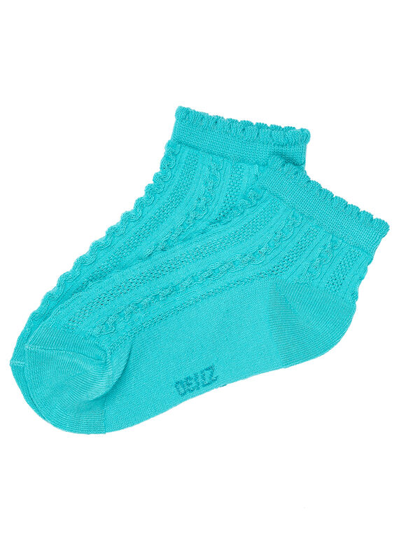 Calcetines de color turquesa JYABOCHO / 20SI01H1SOQ209