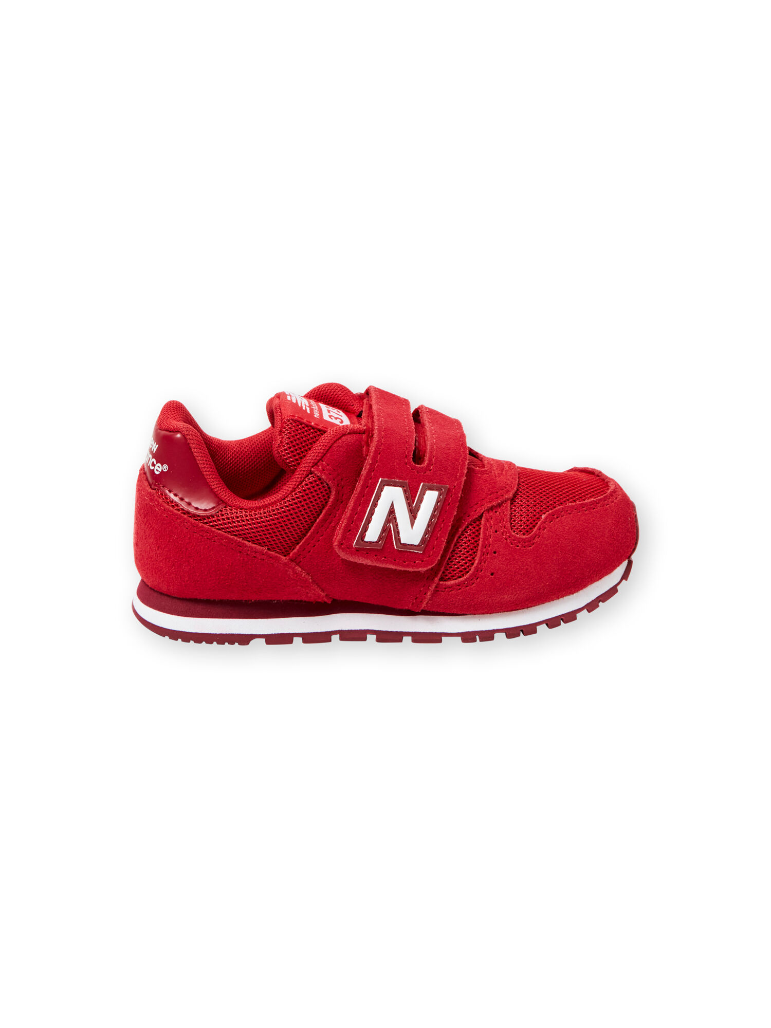 Zapatillas New Balance de color rojo para niño اسم جواهر مزخرف Zapatillas New Balance de color rojo para niño اسم جواهر مزخرف