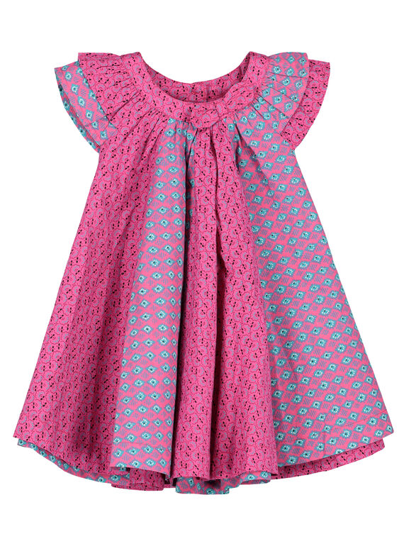 Vestido de popelina para bebé niña FITUROB4 / 19SG09F4ROB712