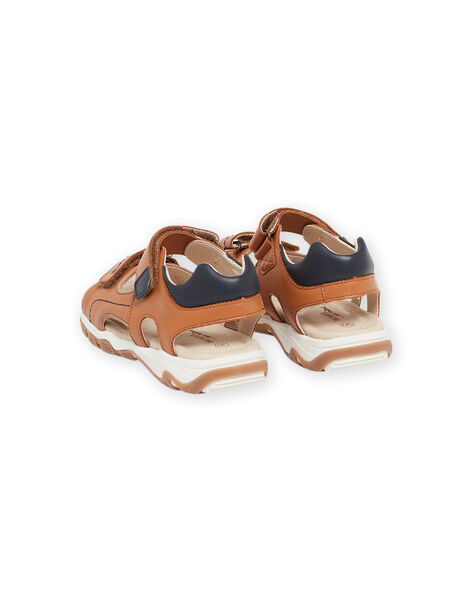 Sandalias de piel de color camel ROSANDENZO / 23KK3666D0E804