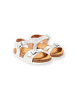 Sandalias plateadas para niña LFNUARGENT / 21KK355QD0E956