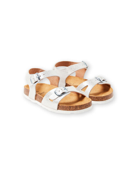 Sandalias plateadas para niña LFNUARGENT / 21KK355QD0E956