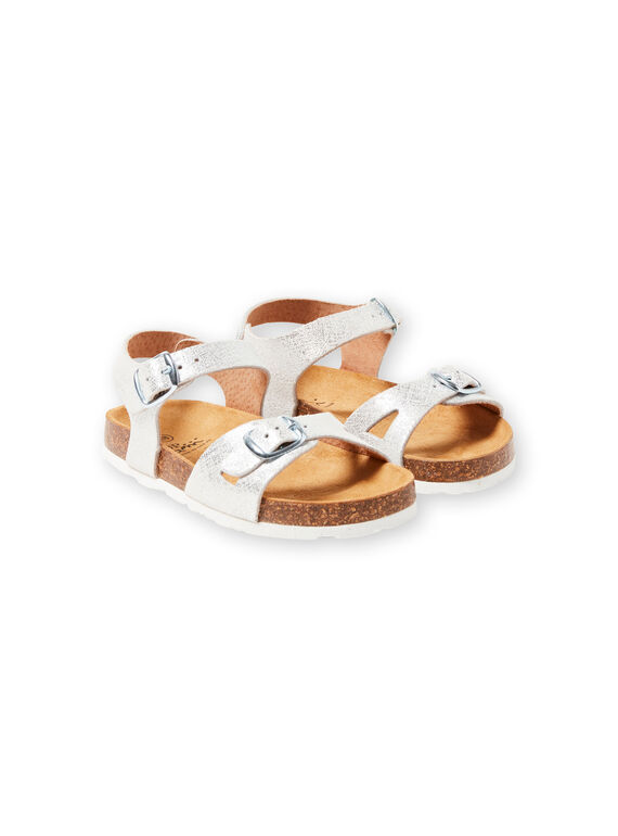 Sandalias plateadas para niña LFNUARGENT / 21KK355QD0E956