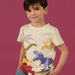 Camiseta con dibujo de dinosaurios de jelly print