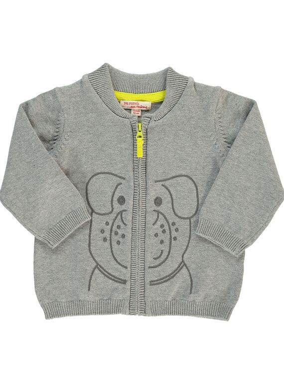 Baby boys' cotton cardigan CUJOGIL2 / 18SG10R2GILJ908