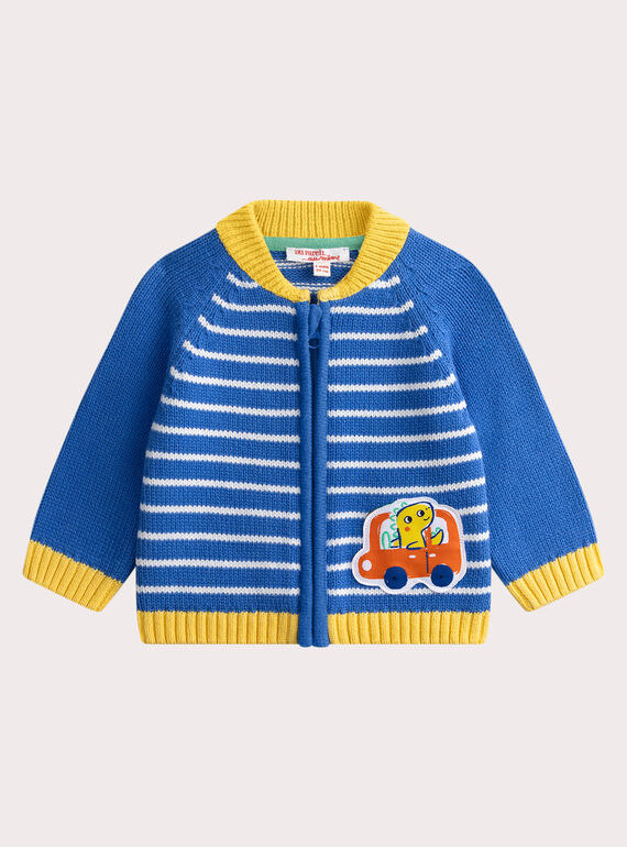 Blue KIDS CARDIGAN WUFIGIL1 / 25SG1054GILC233