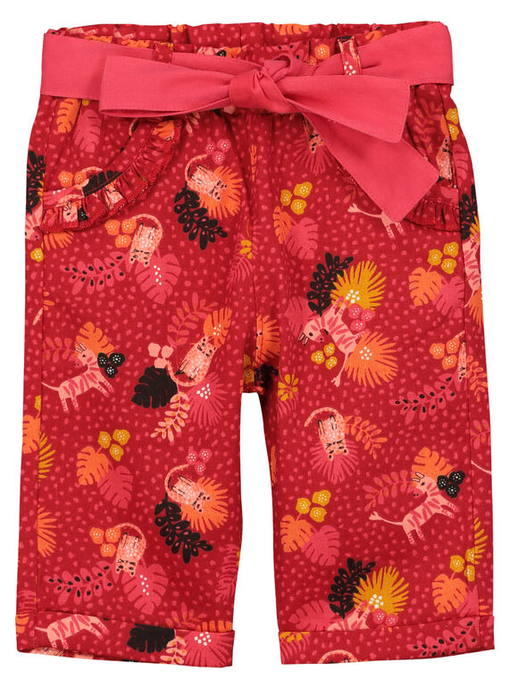 Pantalón con estampado de fantasía para bebé niña FIBAPAN / 19SG0961PAN511