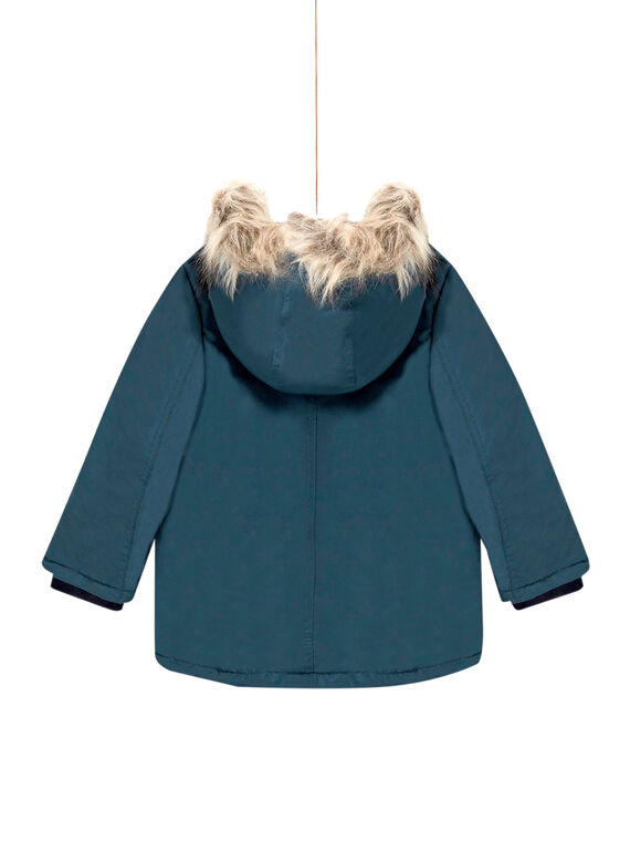 Parka lisa con capucha para niño MOGROPAR2 / 21W90251PAR716