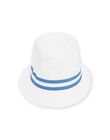 Sombrero panamá blanco para bebé niño NYUSOCHA / 22SI10Q1CHA000