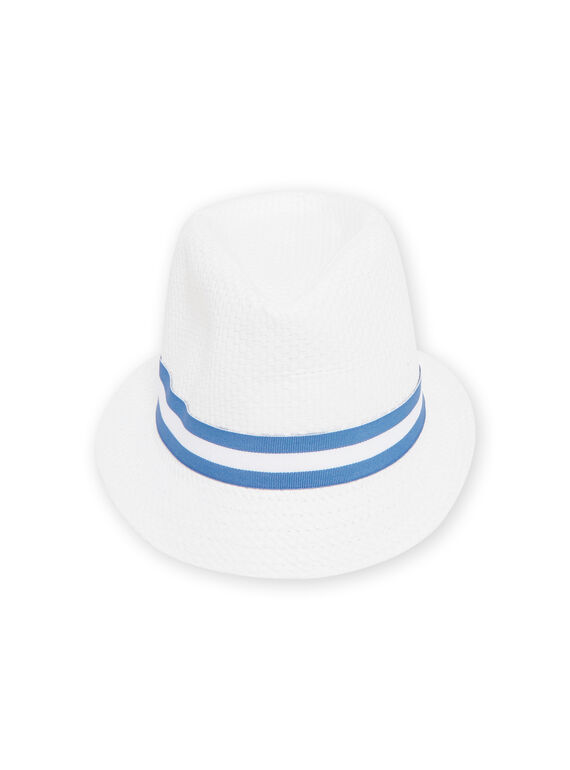 Sombrero panamá blanco para bebé niño NYUSOCHA / 22SI10Q1CHA000