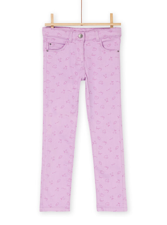 Pantalón slim fit violeta RAJOPANT2 / 23S90174PAN326