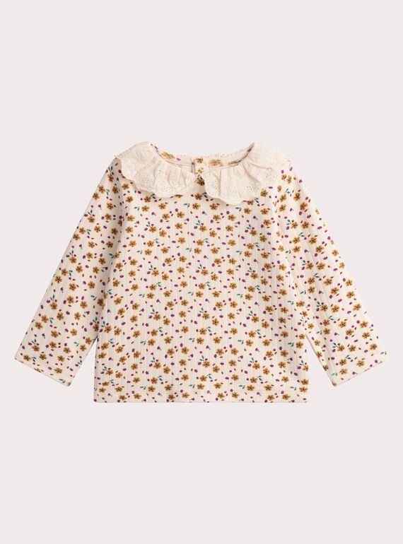 Sujetador de manga larga con estampado floral para niña  VIBABRA / 24WG09Q1BRA311