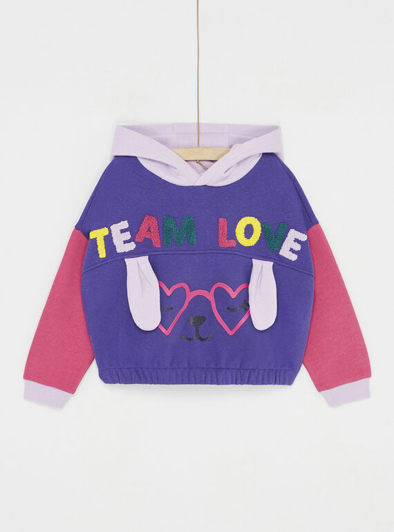 Sudadera con capucha azul bígaro SALINSWEA / 23W901H1SWE221