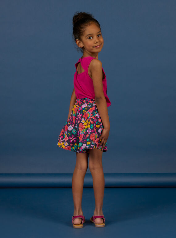 Short multicolor para niña NAWASHORT1 / 22S901V2SHOC211