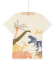 Camiseta con dibujo de dinosaurios de jelly print ROMAGTI4 / 23S902T2TMCA002