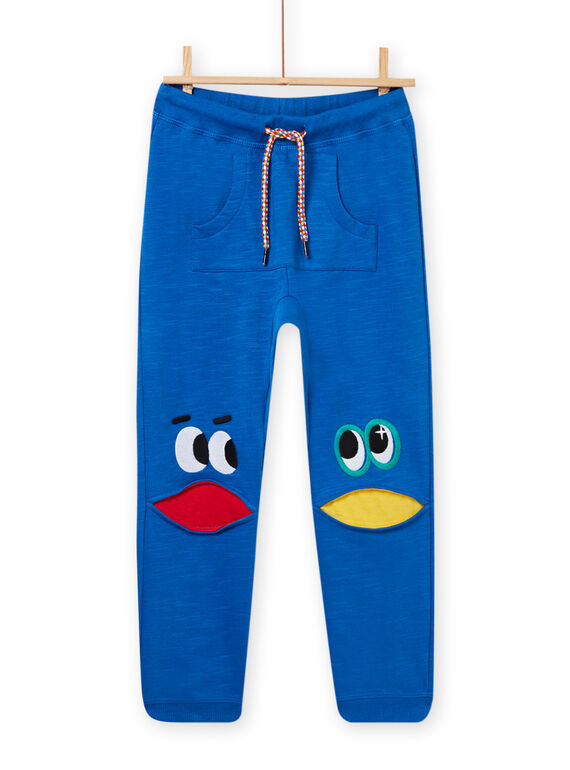 Pantalón de chándal de color azul para niño NOLUJOG / 22S902P1JGB702