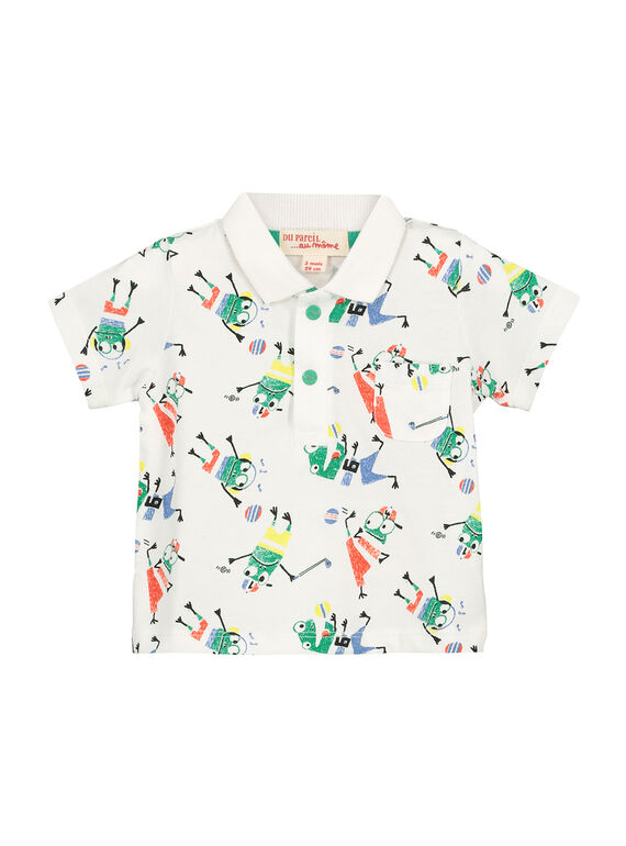 Polo con estampado de fantasía para bebé niño FUCAPOL / 19SG10D1POL099