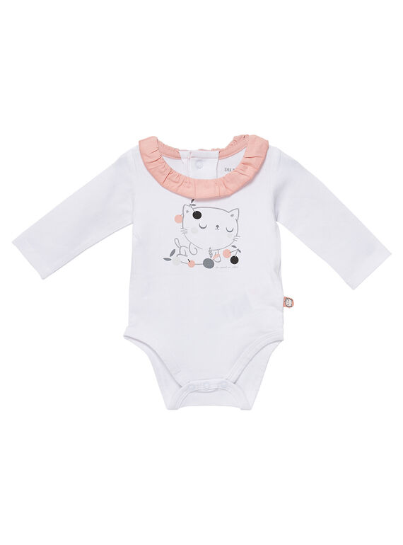 Body de manga larga para niña recién nacida JOU1BOD4 / 20SF03J1BOD000