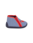 Botines azul marino, rojo y blanco con estampado de cangrejo para bebé niño NUPANTCRABE / 22KK3811D0A070