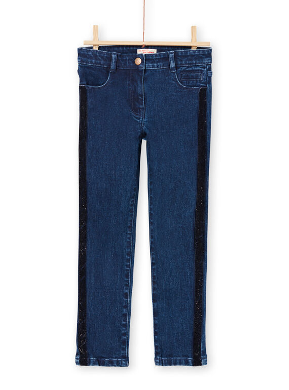 Vaquero con bandas con brillo para niña MATUJEAN / 21W901K1JEAP274