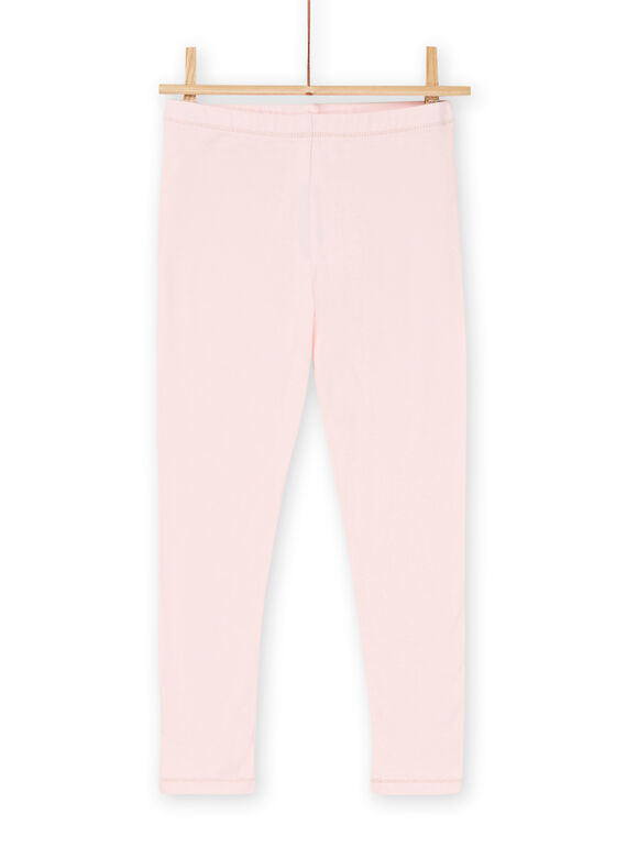 Leggings de color rosa claro con cintura elástica RYAJOSLEG2 / 23SI0172CAL321