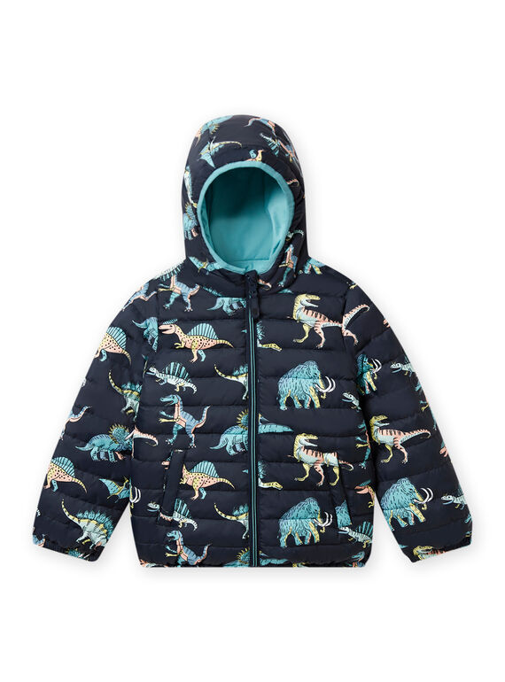 Cazadora acolchada reversible con estampado de dinosaurios para niño NOGROBLOU / 22S902D2BLO705