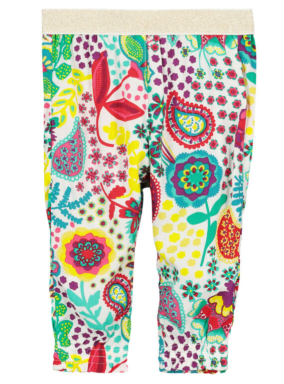 Pantalón confort estampado para bebé niña FICAPAN / 19SG09D1PAN000