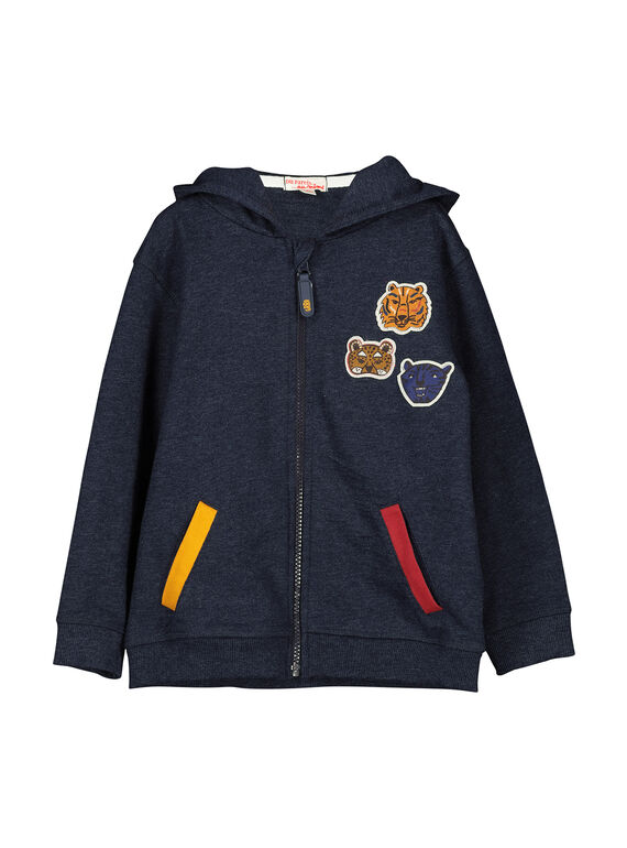 Cárdigan con capucha y cremallera para niño FOBAGIL / 19S90261GIL070