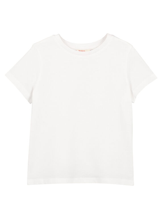 Camiseta lisa Blanco Manga corta GOESTI1EX / 19W902U4D31000