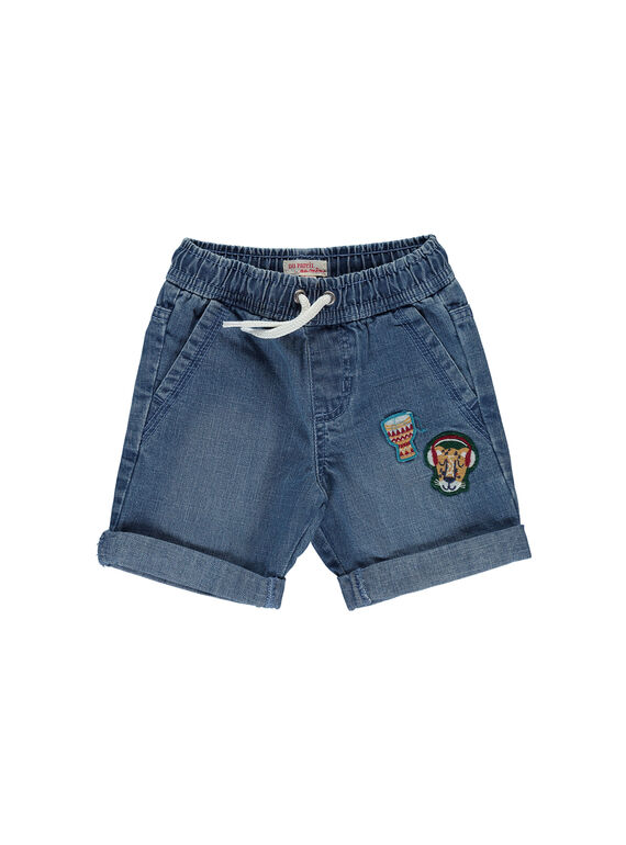 Bermudas vaqueras para niño FOTUBER4 / 19S902F4BER704