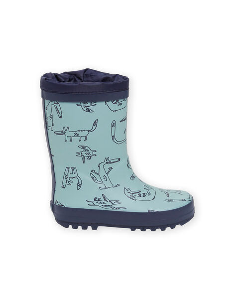 Botas de agua con estampado de zorro POPLUIFOX / 22XK3611D0CC218