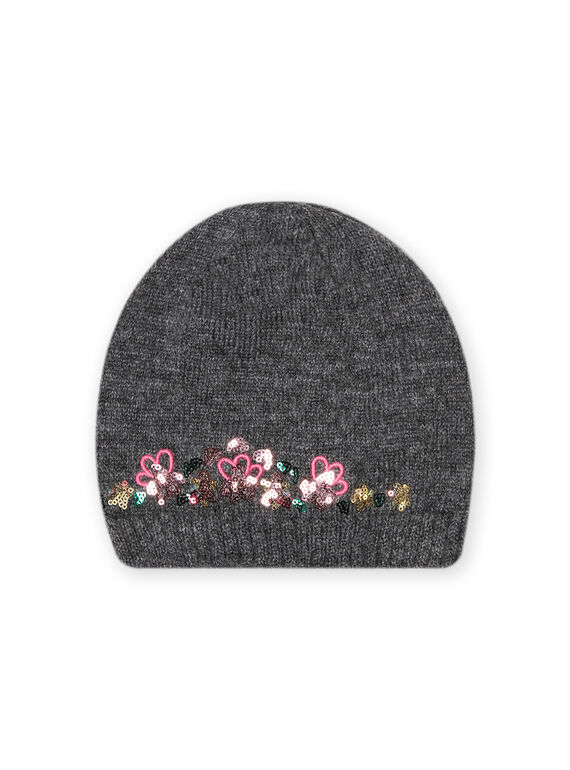 Gorro de punto con lentejuelas fantasía para niña MYACHICBON / 21WI0167BON944