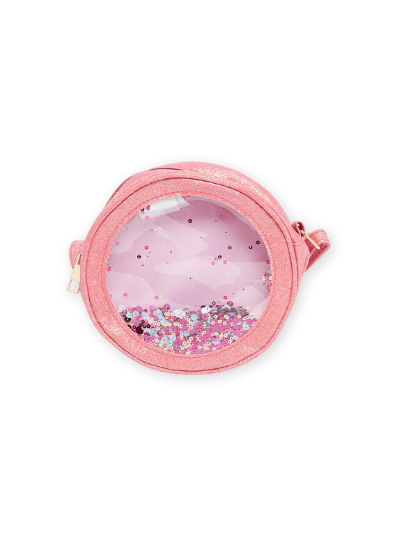 Bolso rosa con brillo para niña NYABABAG2 / 22SI0112BESD309