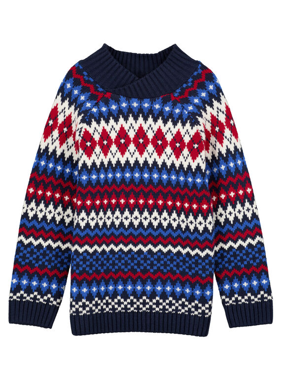 Jersey de jacquard de cuello chal GOTRIPUL / 19W902J1PUL705