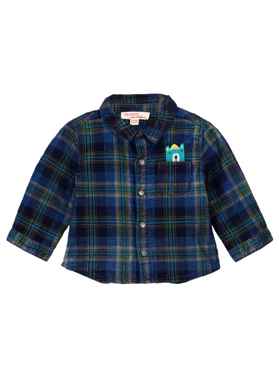 Camisa de color azul GUTUCHEM / 19WG10Q1CHMC235