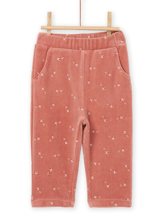 Pantalón de chándal con estampado floral RISUNBAJOG / 23SG09K1JGBI811