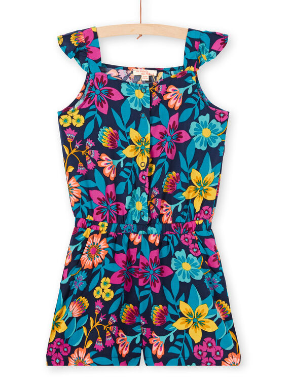 Mono de tirantes avolantados con estampado floral LAMUMCOMB2 / 21S901Z1CBLC211