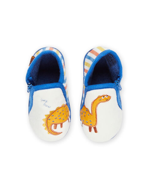 Patucos botitas con estampado de dinosaurio con cremallera PUPANTDINO / 22XK3843D0A080
