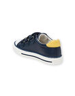 Zapatillas de color azul marino y amarillo para niño JGBASLIAGM / 20SK36Y1D3F070