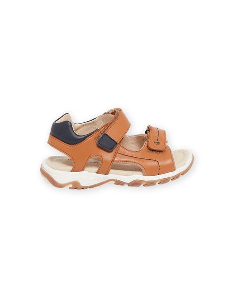 Sandalias de piel de color camel ROSANDENZO / 23KK3666D0E804
