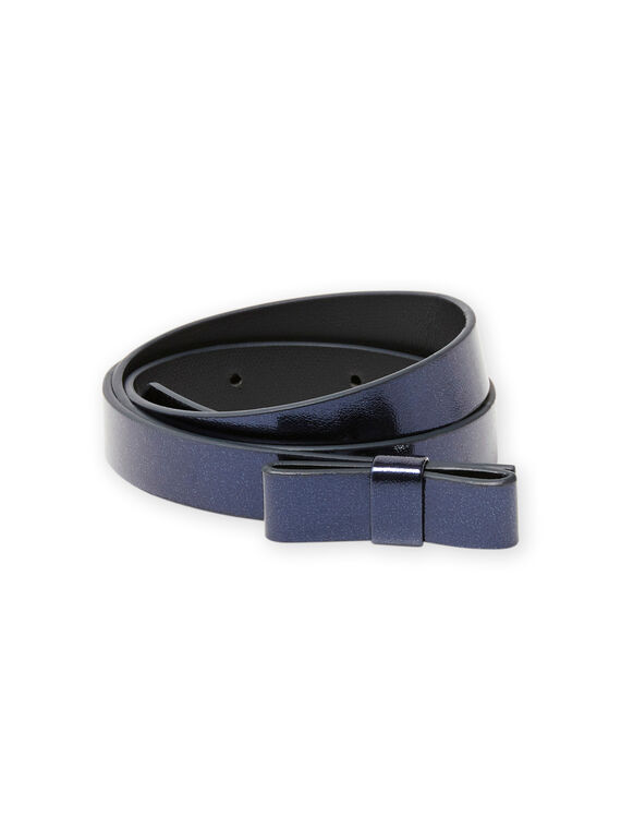 Cinturón de color azul noche para niña MYAESBELT3 / 21WI01E2CEIC205
