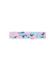 Cinta para el pelo de color azul y rosa, con estampado floral, para bebé niña NYIFICBAN / 22SI09U1BAN215