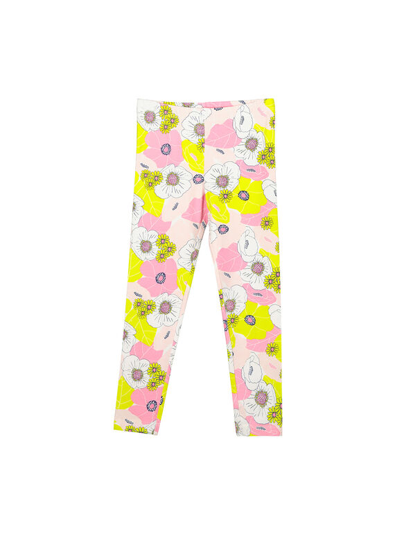 Leggings estampados para niña FYAPOLEG / 19SI01C1CAL099