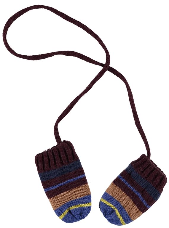 Guantes de rayas GYUVIOGAN / 19WI10R1GAN711