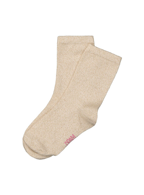 Calcetines con purpurina para niña FYAJOCHO4B / 19SI0135SOQ099
