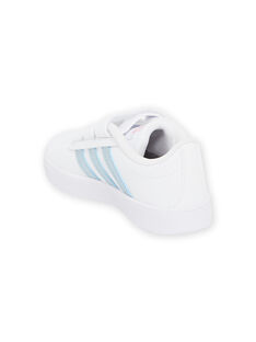 Zapatillas ADIDAS blancas con detalles plateados para niña MAGW2341 / 21XK3541D35000