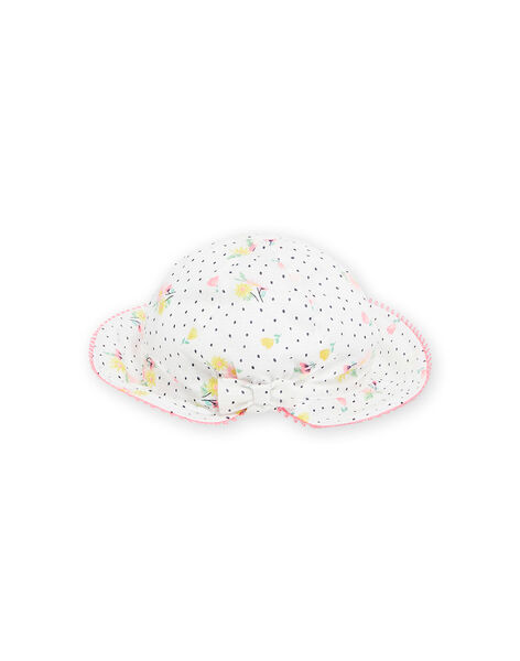 Sombrero de color crudo para bebé niña NYISOCHA2 / 22SI09Q2CHA001