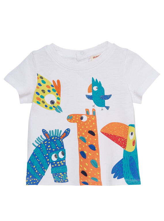 Camiseta de manga corta de color blanco JUMARTI1 / 20SG10P2TMC000